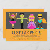 Invitation Fête du costume (Devant / Derrière)