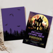 Invitation Fête du costume d'anniversaire d'Halloween