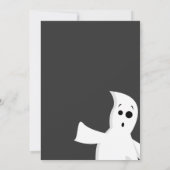 Invitation Fête du costume de l'Halloween en tôle (Dos)