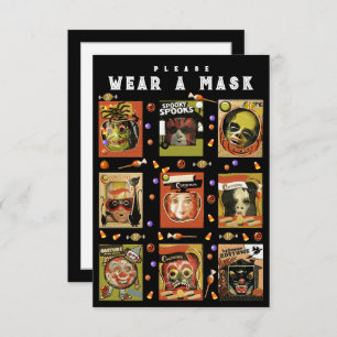 Invitation Fête du costume d'Halloween