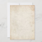 Invitation Fête du costume d'Halloween (Dos)