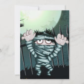 Invitation Fête du costume d'Halloween pour maman (Dos)