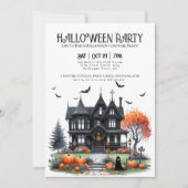 Invitation Fête du costume pour adultes Halloween (Devant)