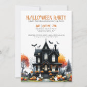 Invitation Fête du costume pour adultes Halloween (Devant)