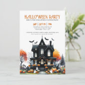 Invitation Fête du costume pour adultes Halloween (Debout devant)