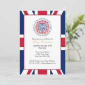 Invitation Fête du couronnement du roi Charles III (Debout devant)