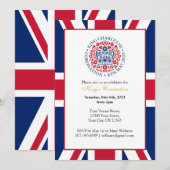 Invitation Fête du couronnement du roi Charles III (Devant / Derrière)