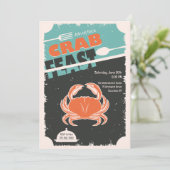 Invitation Fête du crabe (Debout devant)