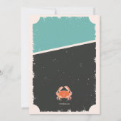 Invitation Fête du crabe (Dos)