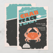 Invitation Fête du crabe (Devant / Derrière)