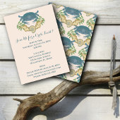 Invitation Fête du crabe Élégant Crabes bleus, Coquillages