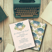 Invitation Fête du crabe Élégant Crabes bleus, Coquillages