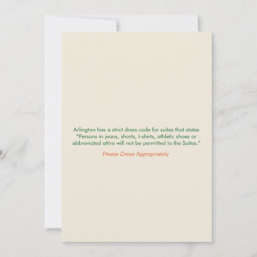 Invitation Fête du Derby (Dos)