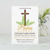 Invitation Fête du dimanche des Rameaux (Debout devant)