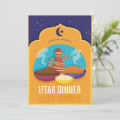Invitation Fête du dîner Iftar (Debout devant)
