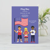 Invitation Fête du Drapeau (Debout devant)