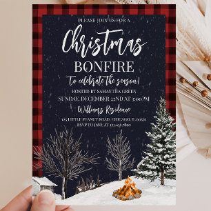 Invitation Fête du feu de Noël