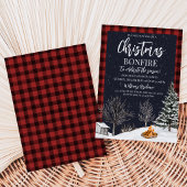 Invitation Fête du feu de Noël