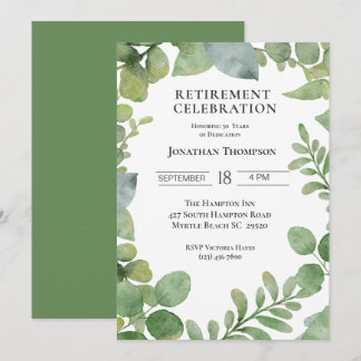 Invitation Fête du Foliage Retraite