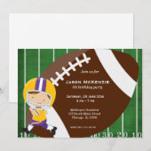 Invitation Fête du football (Devant / Derrière)