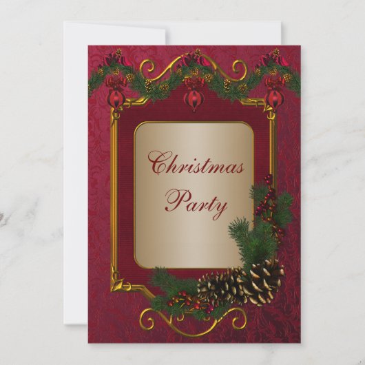 Invitation Fête du Holiday (Devant)