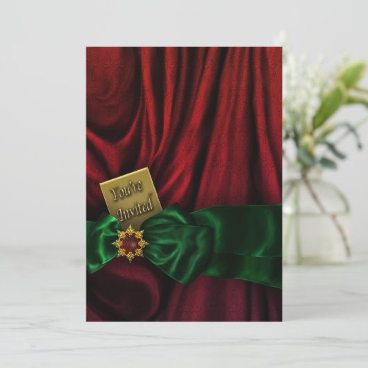 Invitation Fête du Holiday (Debout devant)