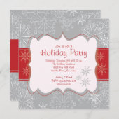 Invitation Fête du Holiday (Devant / Derrière)