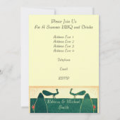 Invitation Fête du jardin (Dos)