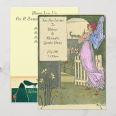 Invitation Fête du jardin (Devant / Derrière)