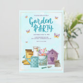 Invitation Fête du jardin (Debout devant)