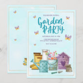 Invitation Fête du jardin (Devant / Derrière)