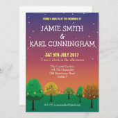 Invitation Fête du jardin (Devant / Derrière)