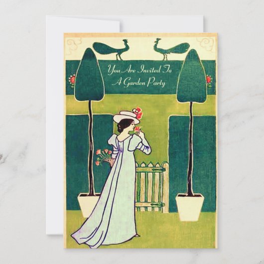 Invitation Fête du jardin (Devant)