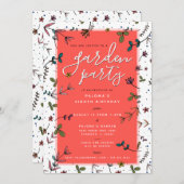 Invitation Fête du jardin (Devant / Derrière)