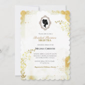 Invitation fête du jardin à thé, belle douce pastel (Devant)