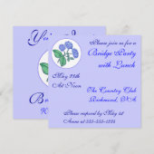 Invitation Fête du joli pont aux hortensias (Devant / Derrière)