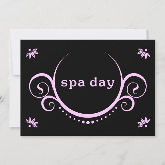 Invitation fête du jour spa (Devant)