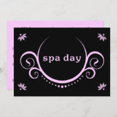Invitation fête du jour spa (Devant / Derrière)