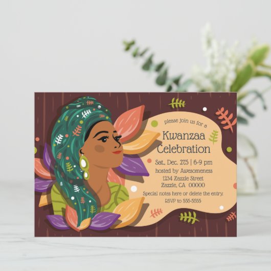 Invitation Fête du Kwanzaa (Debout devant)