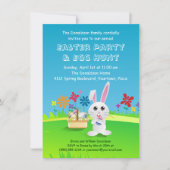 Invitation Fête du lapin de Pâques (Devant)