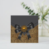 Invitation Fête du léopard (Debout devant)