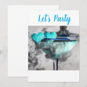 INVITATION "FÊTE DU LET" ***BACHELORETTE*** - PARTI BRIDAL (Devant / Derrière)