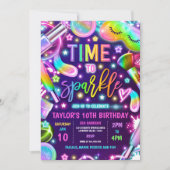 Invitation Fête du Maquillage spa Fête du Neon Glow (Devant)