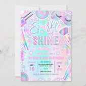 Invitation Fête du maquillage spa Pastel Anniversaire (Devant)