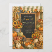 Invitation Fête du Marché de la Récolte d'Automne (Devant)