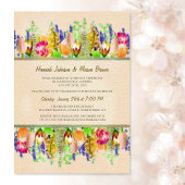 Invitation Fête du Mariage du printemps