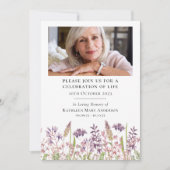 Invitation Fête du Mémorial des fleurs sauvages (Devant)