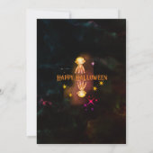 Invitation Fête du Monstre Costume d'Halloween (Dos)