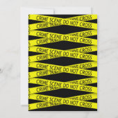 Invitation Fête du mystère du meurtre (Dos)