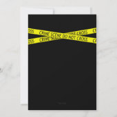 Invitation Fête du mystère du meurtre (Dos)